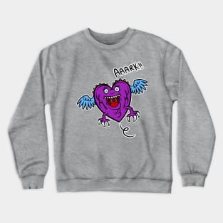 flying monster heart Crewneck Sweatshirt